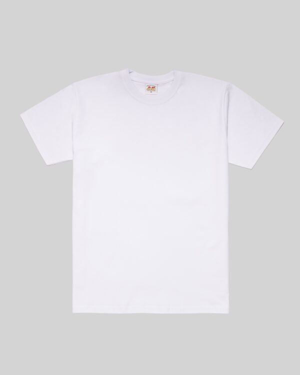 Camiseta Blanca Cuello Redondo Adulto